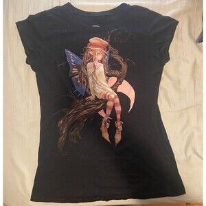 Small Tee with Anime Girl from Flea Market! Never Worn